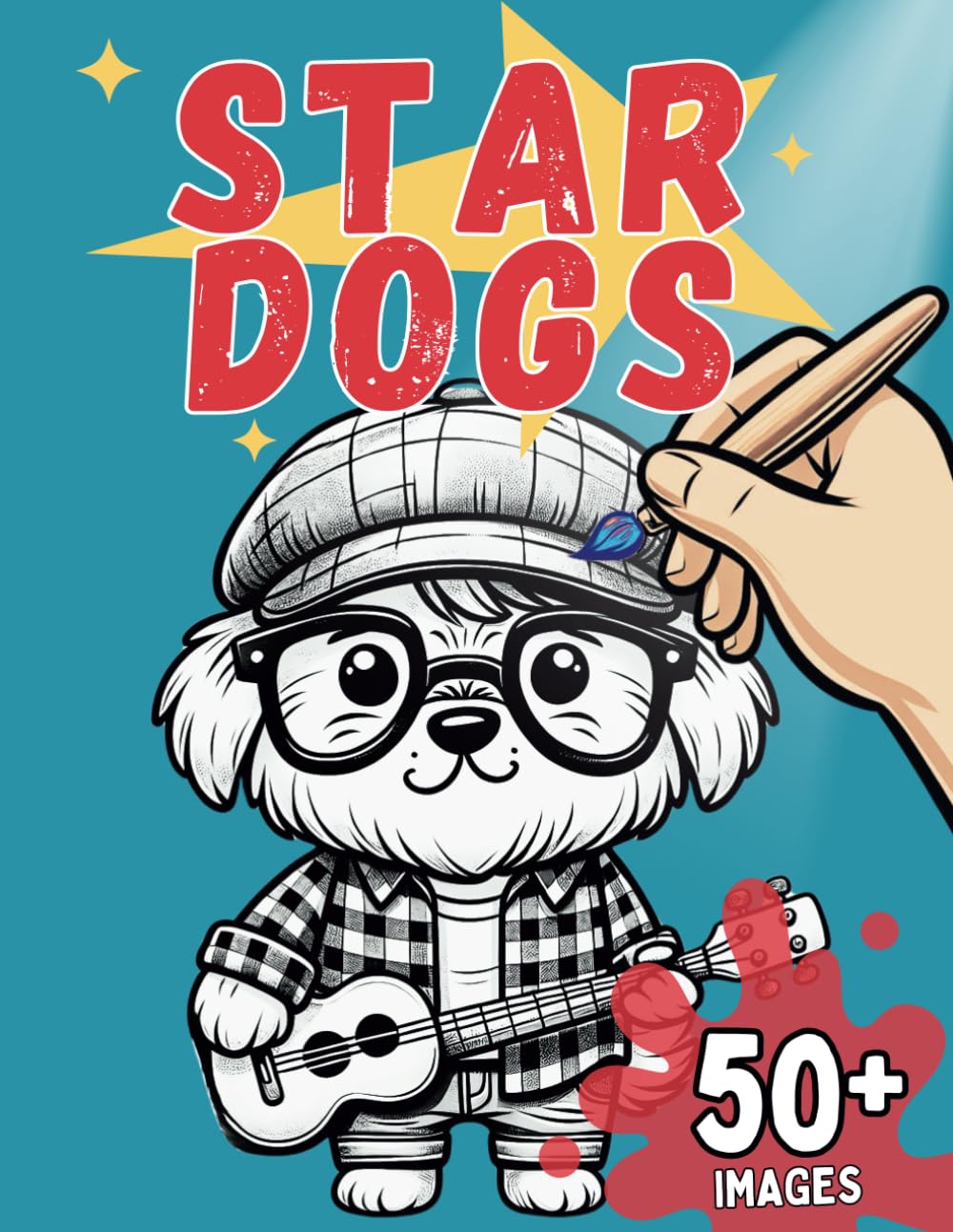 Star Dogs coloring book cover